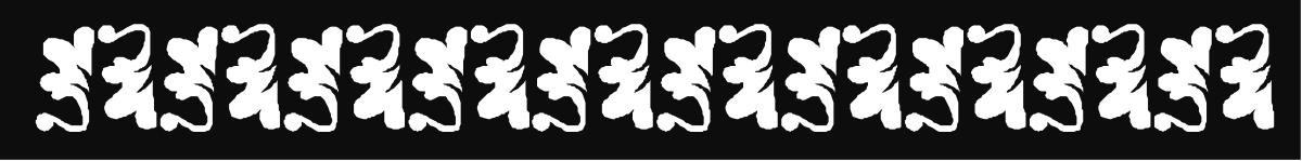 Black and White Pattern with Stripes - Stylish Borders Clipart