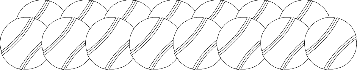 Borders: Elegant Row of White Lines Clipart for Creative Designs