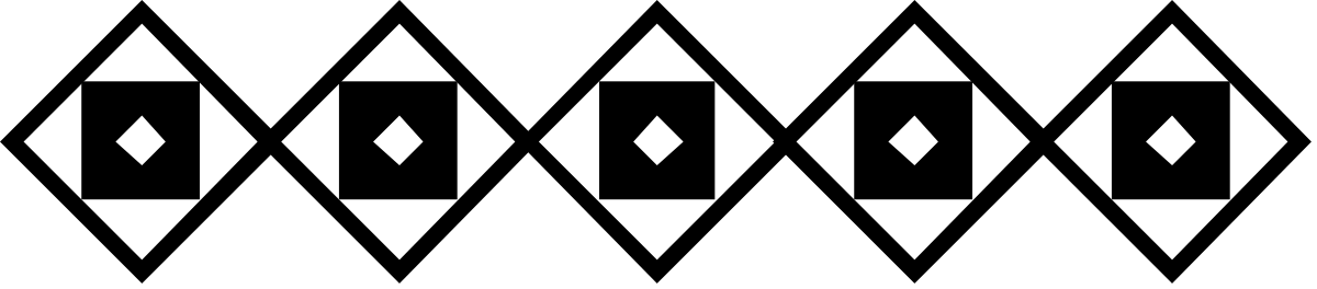 Black and White Triangle Clipart Pattern - Elegant Borders