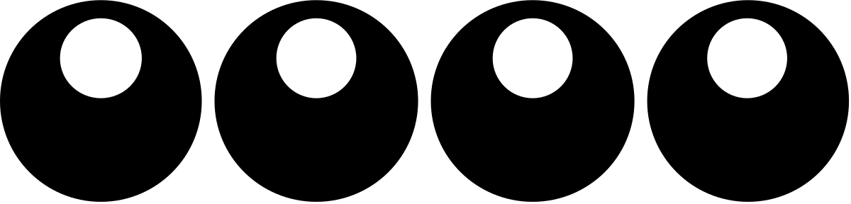 a black and white image of three oval shapes clip art png transparent Black and White Oval Shapes Clipart - Elegant Border Design
