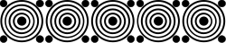 Elegant Black and White Circle Border Clipart for Creative Designs