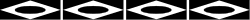 Black and White Borders - Elegant White Diamond Clipart Design