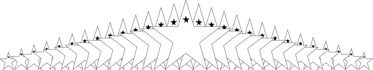 White Castle Clipart on Black Background - Elegant Borders