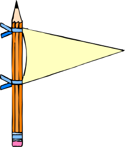 Pencil with Light Emitting Borders Clipart - Creative Backmisc Graphics