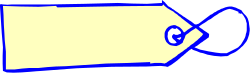 Yellow and Blue Map Clipart with White Outline for Creative Use