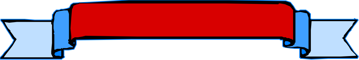 Red and Blue Car with Ribbon Clipart for Celebrations