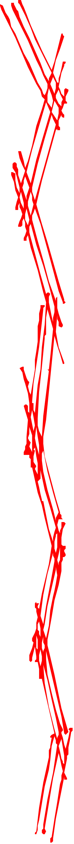 Red and White Logo Clipart on Black Background | Stylish Borders and Design Elements