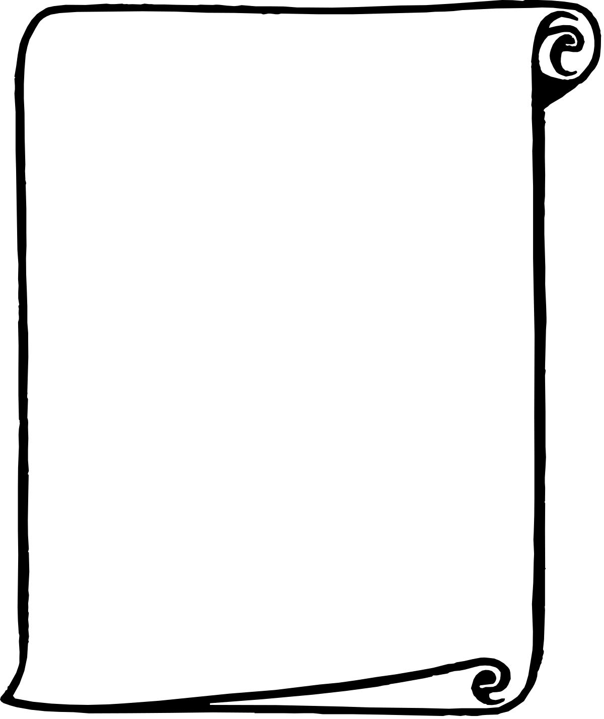Elegant Scroll Borders Clipart for Creative Designs