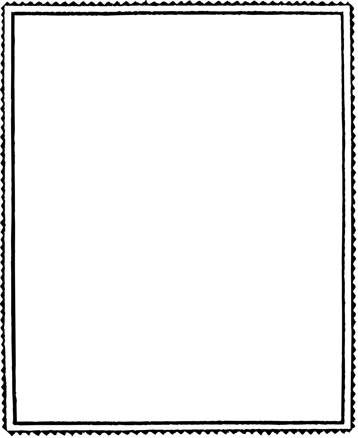 Square Frame Clipart: Elegant Borders with White Background