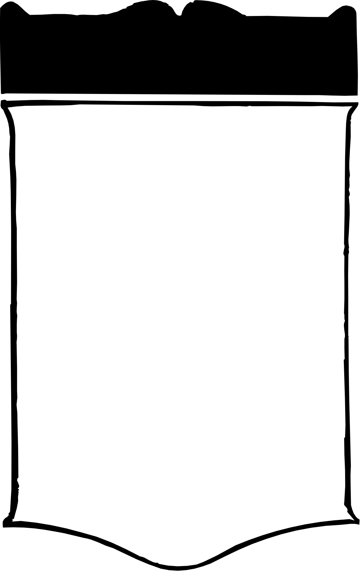 a blank paper with a corner clip art png transparent Blank Paper Border Clipart - Perfect for Creative Designs