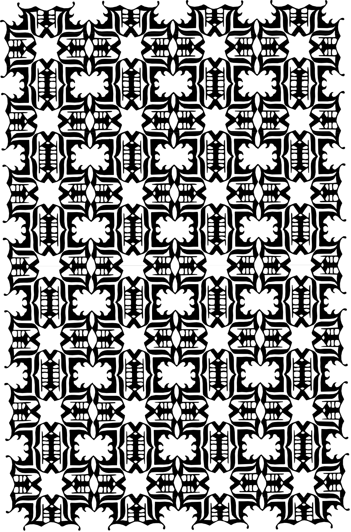 Black and White Border Clipart Designs for Elegant Backgrounds