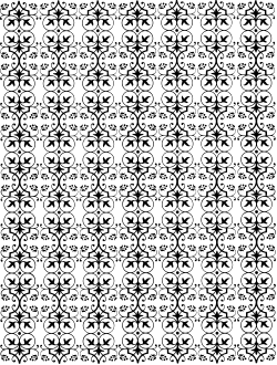Black and White Flower Clipart Pattern - Versatile Borders for Creative Projects