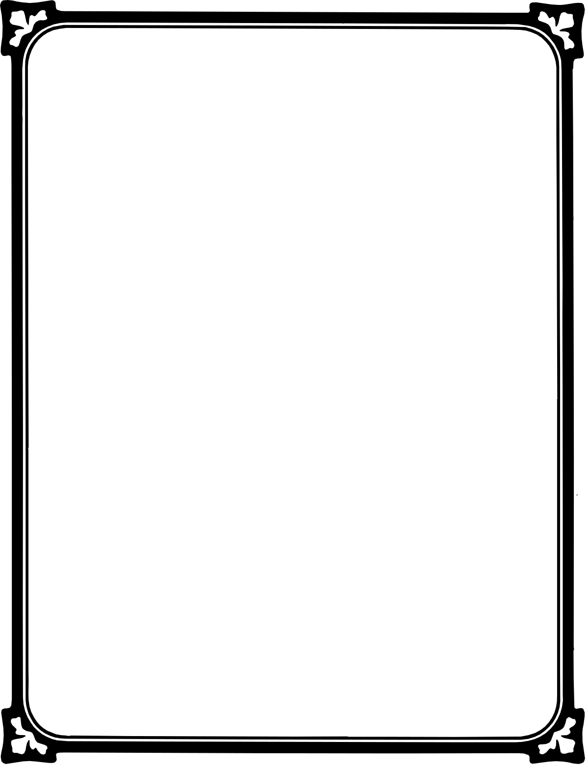 Black Border Square Frame Clipart - Stylish and Versatile Design