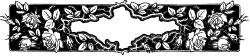 Black and White Square Shape Clipart with Elegant Borders