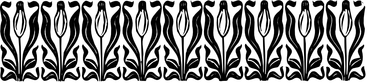 Black and White Borders Clipart - Elegant Line Designs