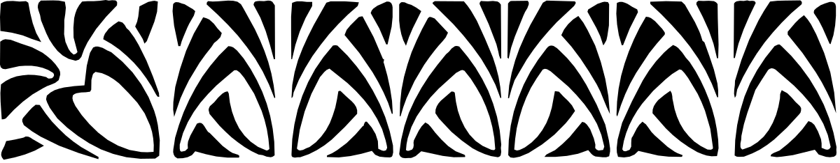 Black and White Silhouette of a Man - Elegant Clipart for Borders