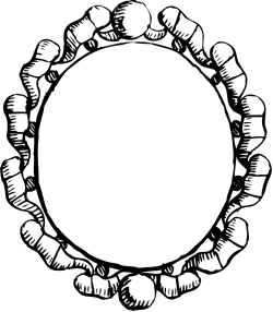 Circle with Hands Around It Clipart - Perfect Border Design