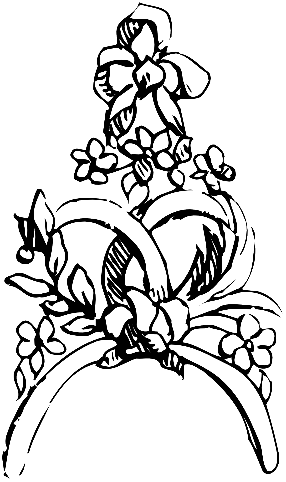 Black and White Horse Jumping Clipart - Vibrant Borders and Unique Designs