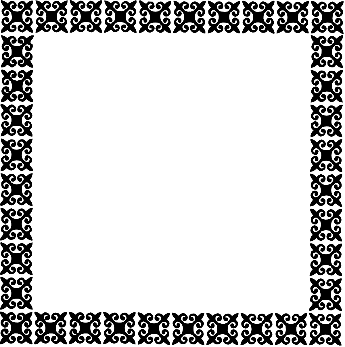 Bearded Man Clipart - Black and White Portrait for Creative Projects