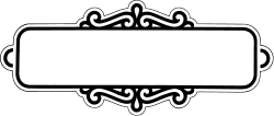 Elegant Scroll Pattern Borders - White Frame Clipart