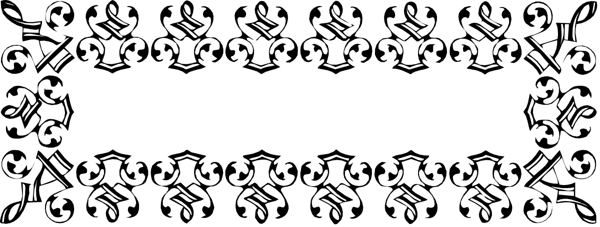 Border Patterns Clipart - Elegant Black and White Designs for Versatile Use