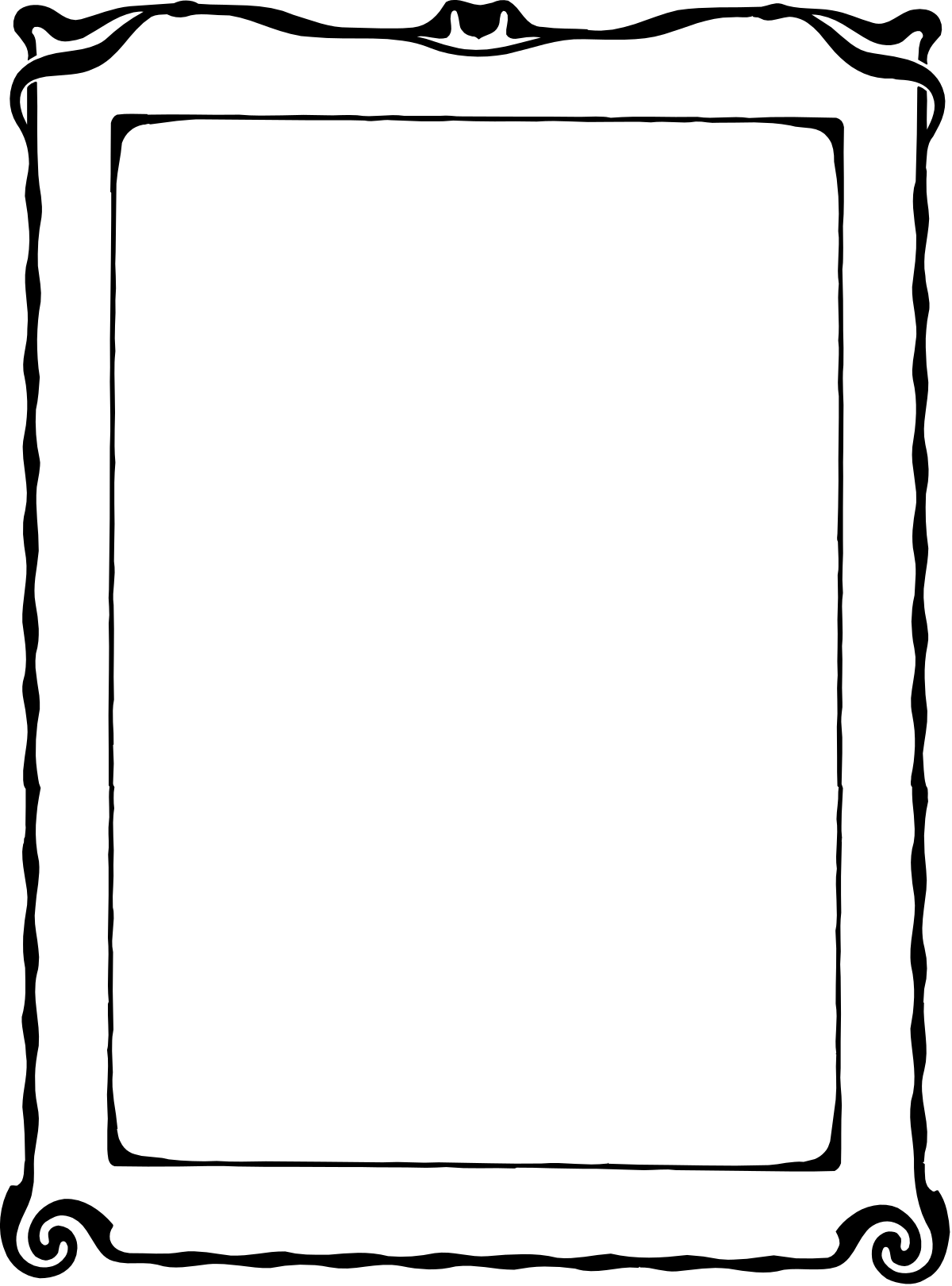 Square Frame with White Border Clipart for Elegant Designs