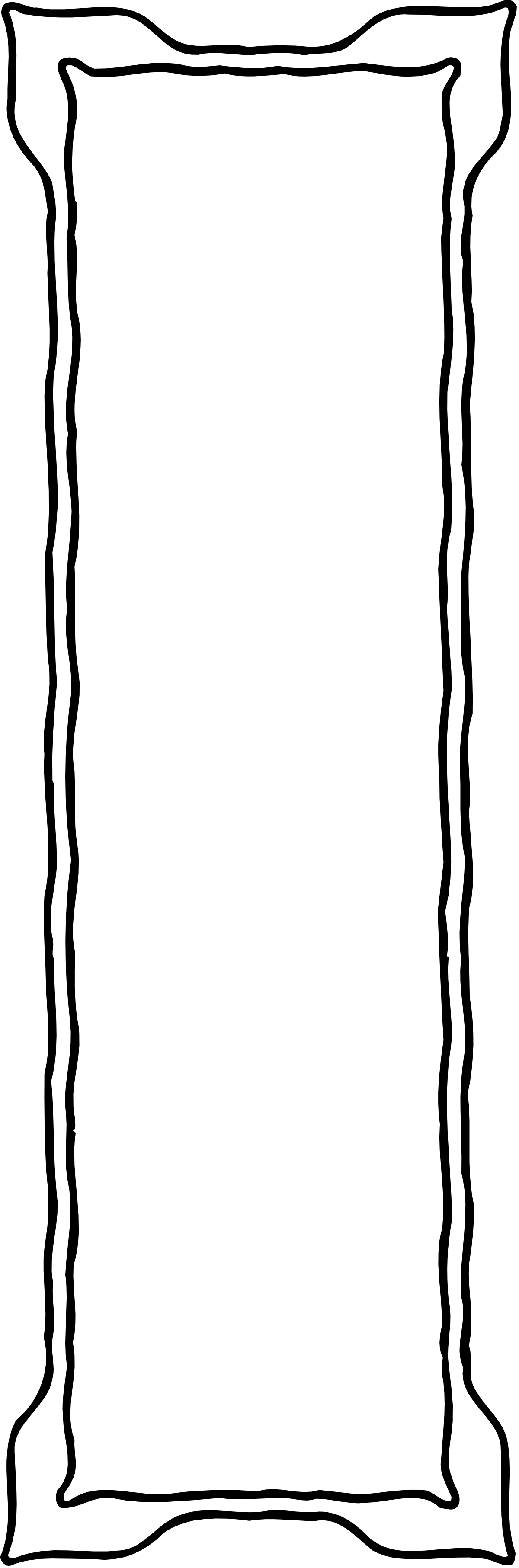 Black Border Clipart: Elegant Blank Paper Design for Creative Projects