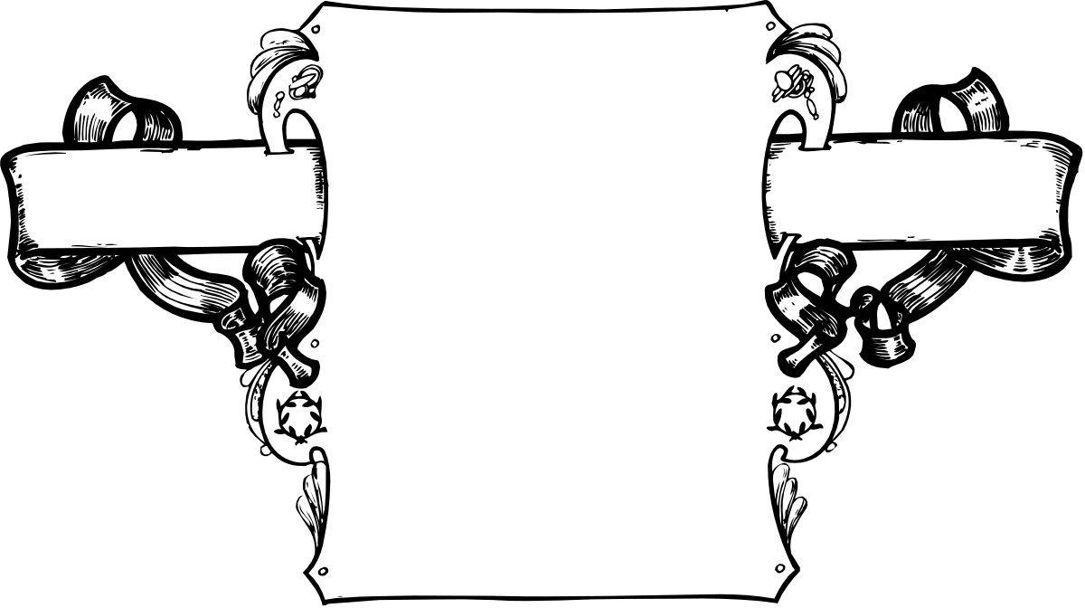 Beautiful Scroll Borders Clipart for Creative Designs