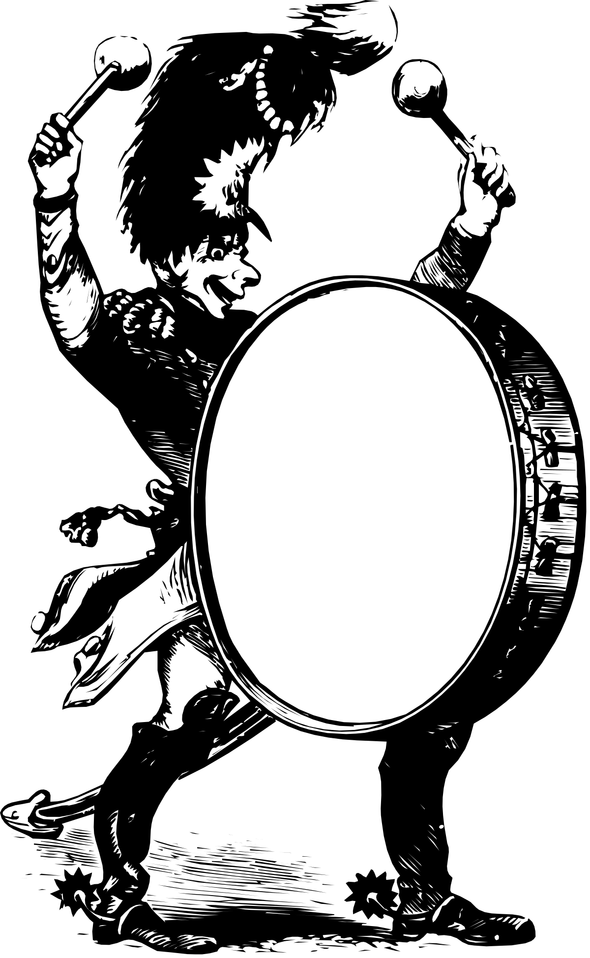 Black and White Circle Clipart - Elegant Borders and Designs