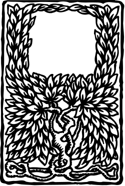 Black and White Wreath Clipart - Elegant Decorative Borders for Design