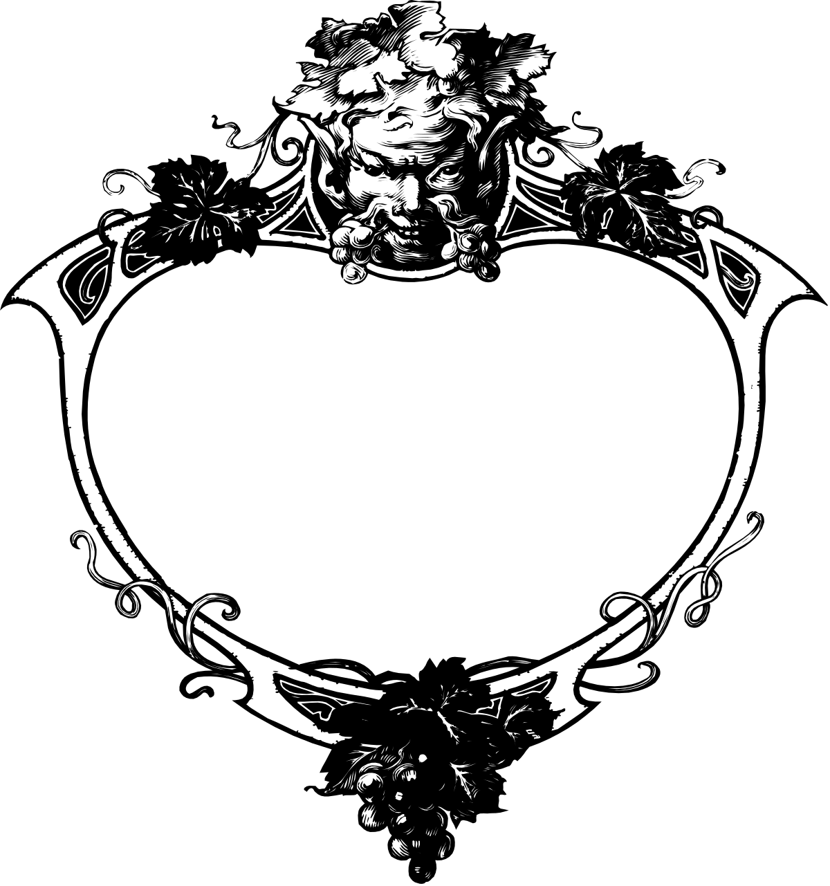 a black and white image of a horse with a shield clip art png transparent Horse Shield Clipart - Black and White Stylish Borders