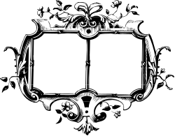 Black and White Book Clipart Design for Creative Projects