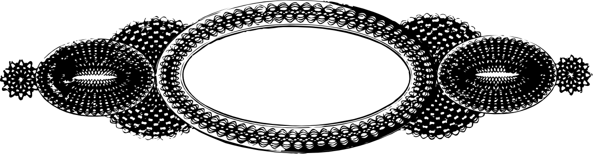 Circular Frame with Pattern of Circles Clipart - Decorative Borders