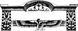 Black and White Woman with Large Bird Clipart - Elegant Borders