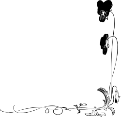 Black and White Photo of a Man in a Suit - Elegant Borders and Corners Clipart