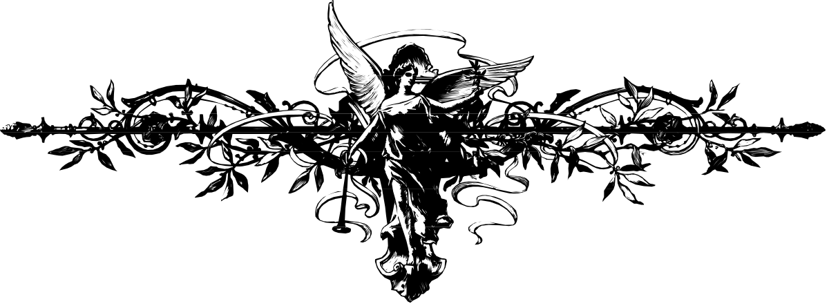 a black and white image of a demon clip art png transparent Demon Clipart - Black and White Borders for Creative Designs