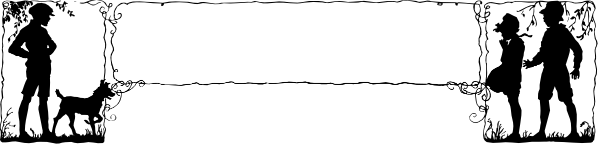 Horse Clipart - Elegant Black and White Border Design