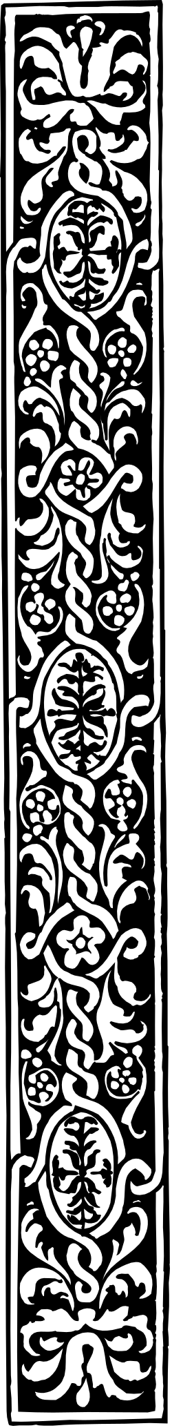 Elegant Black and White Line Borders Clipart for Creative Designs