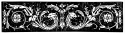 Floral Design Clipart - Elegant Black and White Borders