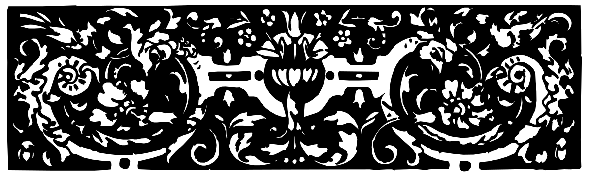 Black and White Pattern Borders for Creative Clipart Designs