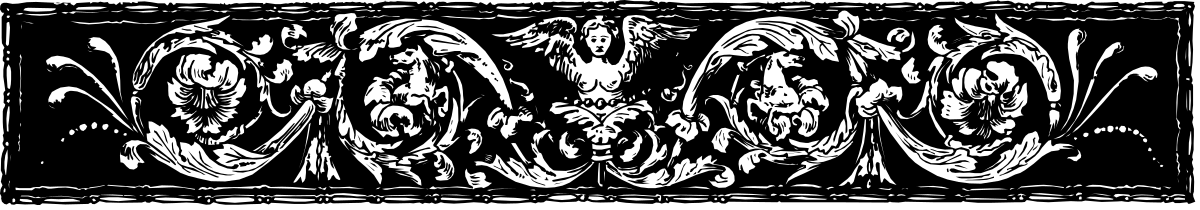 Black and White Pattern Clipart - Stylish Borders for Creative Projects