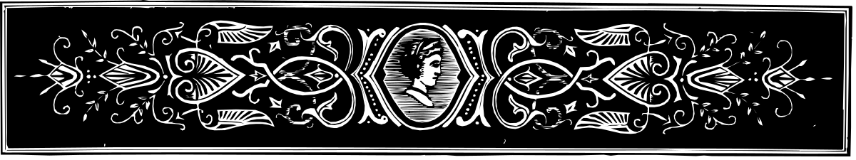 Black and White Pattern Clipart - Elegant Borders Design