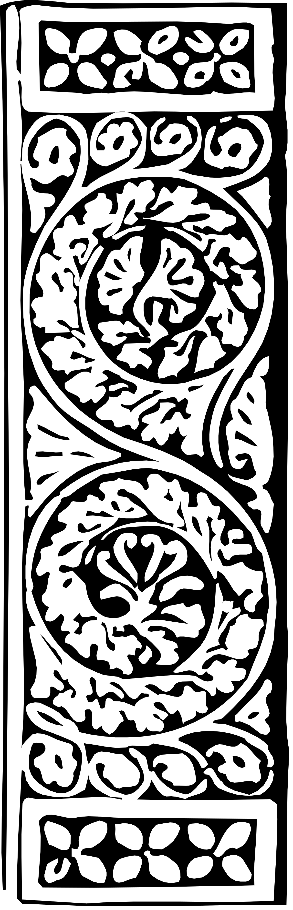 a black and white image of a number of numbers clip art png transparent Black and White Number Borders Clipart for Creative Designs