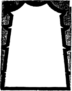 Elegant White Dress Clipart on Black Background - Perfect for Borders