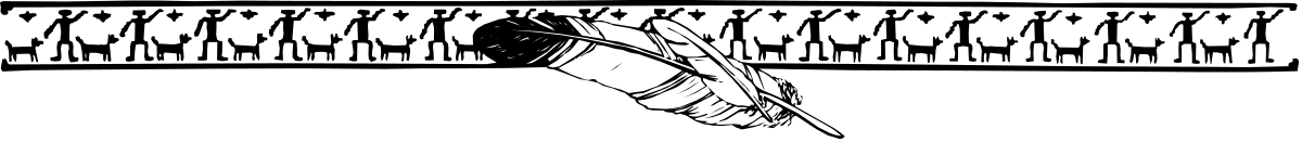 Feather Clipart: Elegant Black and White Borders Design