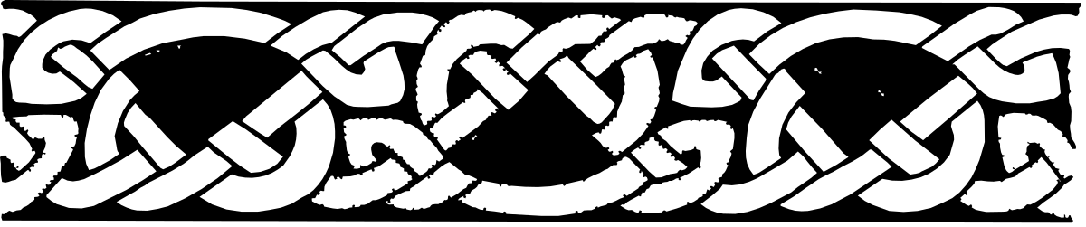 Borders Clipart: Elegant 'S' Logo in White on Black Background