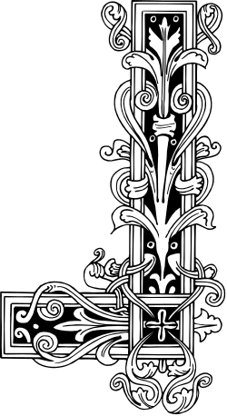 Floral Pattern Cross Borders & Corners Clipart for Elegant Designs