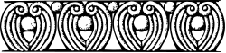 Elegant Black and White Border Pattern Clipart for Creative Designs