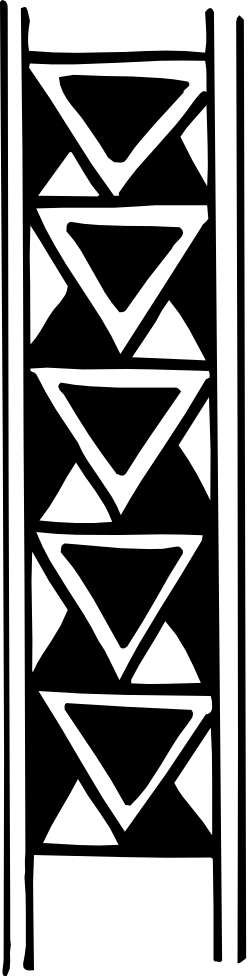 Black and White Logo with Three Arrows - Versatile Clipart for Custom Designs