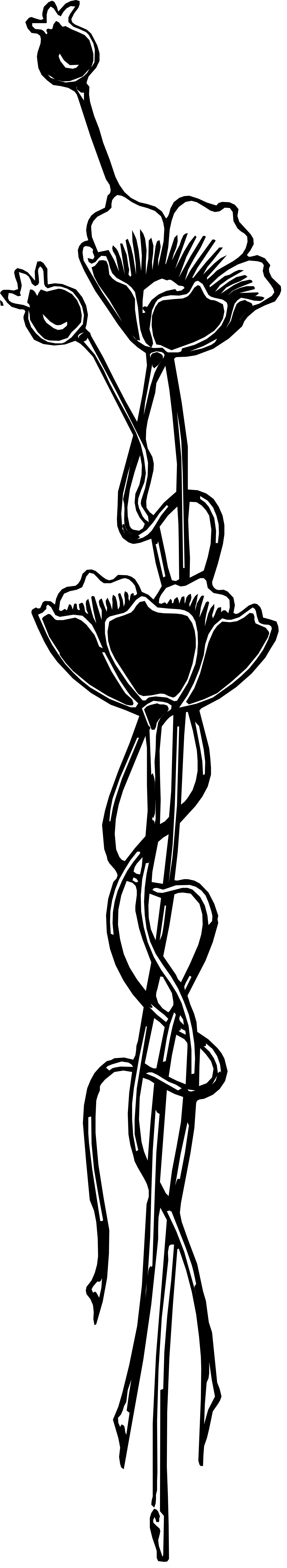 a black and white drawing of a woman in a lotus clip art png transparent Black and White Lotus Woman Clipart - Elegant Outline Design